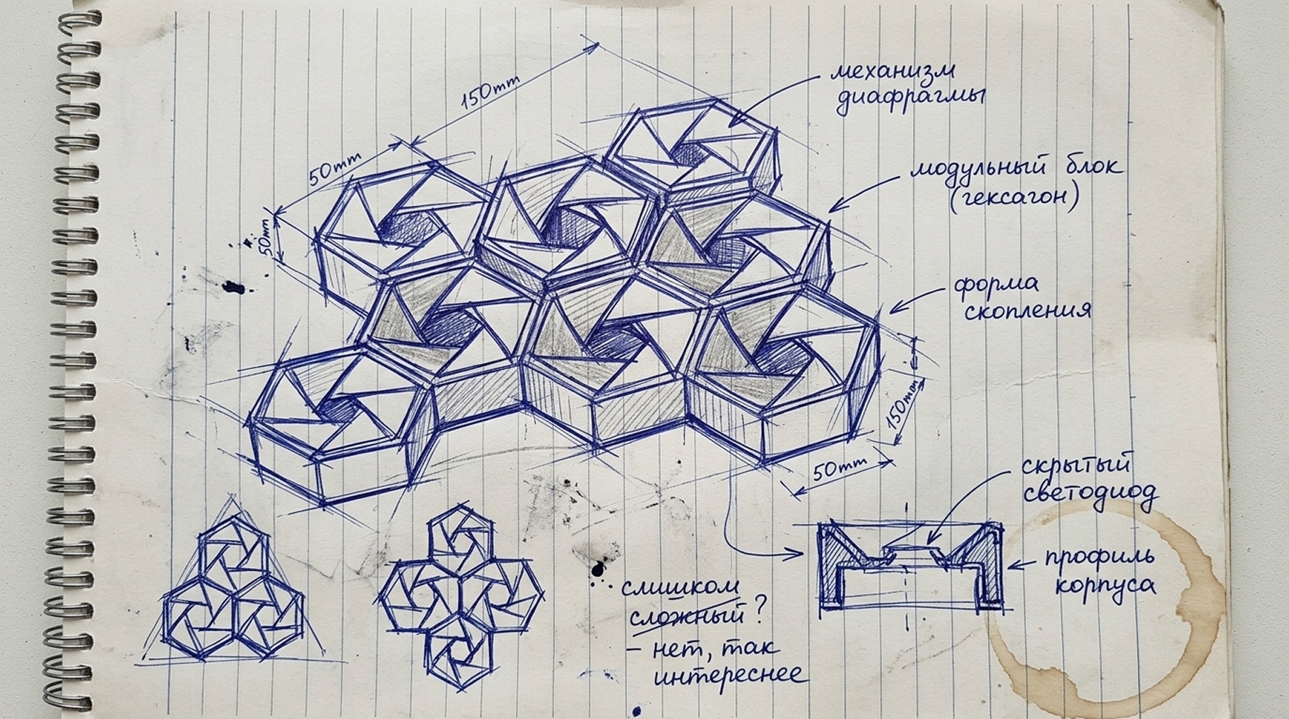 Idea sketches